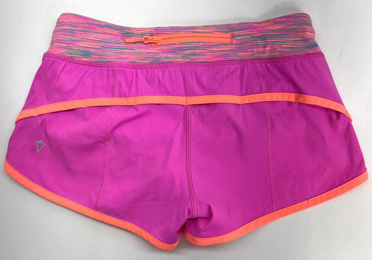 Ivivva Lululemon Girl's Running Shorts Lined Speed Shorts Hot Pink