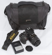 Nikon D3400 24.2 MP DSLR Camera + 18-55mm f3.5-5.6 Nikkor Lens Low Shutter!