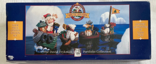 1998 David Frykman THE ARCTIC ARMADA 4 PIECE LIMITED EDITION by Coyne's & Co. - Foto 1 di 10