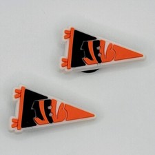 NFL Cincinnati Bengals Football Team For Crocs Shoe Charms Jibbitz - 2 pieces