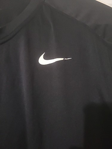Nike DriFit Schwarz Pullover Langarm Sportshirt Gr. XXL 2XL Stretch Gym - Bild 3 von 4