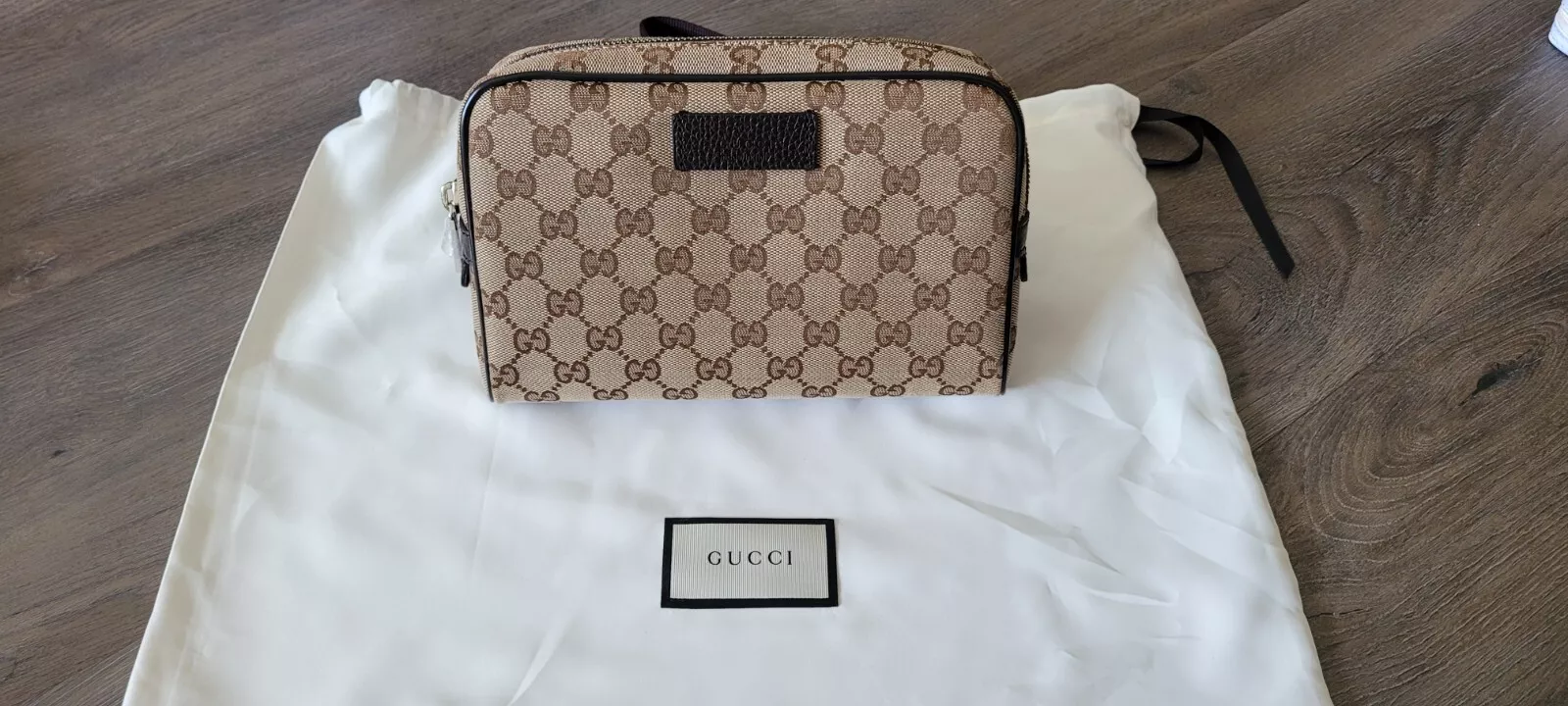 Gucci unisexe GG Guccissima petite toile GG taille ceinture sac logo fanny sac