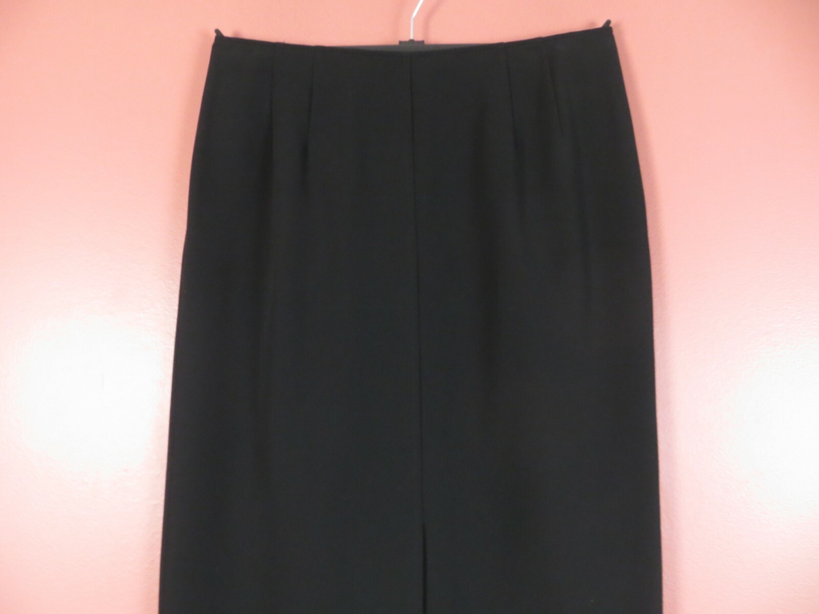 SK16182 TALBOTS Women's 71 Triacetate Long Pencil Skirt Front Split