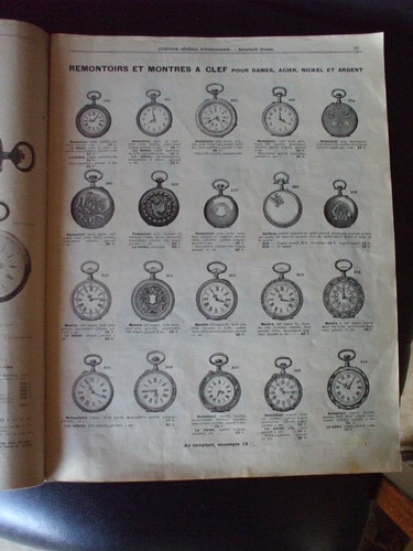 catalogue horlogerie Besancon comptoir gerneral d'horlogerie vers 1900 - Afbeelding 2 van 5