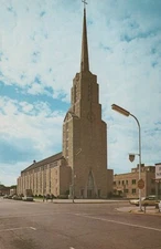 La Crosse Wisconsin The Cathedral of St. Joseph The Workman Postcard