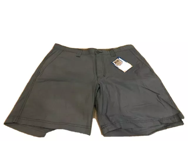Columbia Washed Out Shorts Gray Blue AM4471 Men s 36 eBay