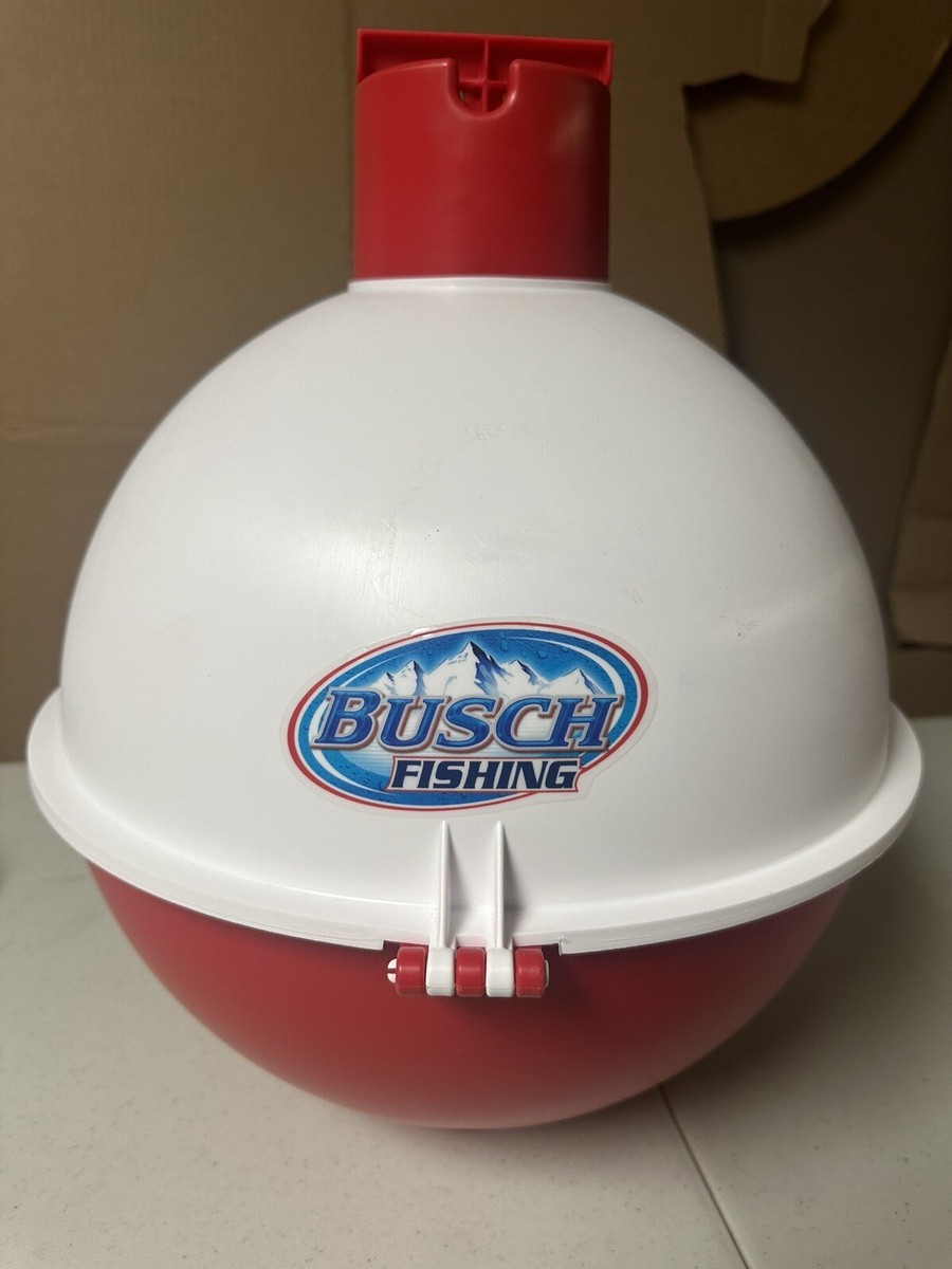 Vintage Busch Fishing Bobber Floating Cooler Anheuser Busch Light