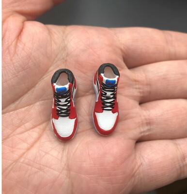 1/12 Sneaker red black for Marvel Legends Miles Morales 6