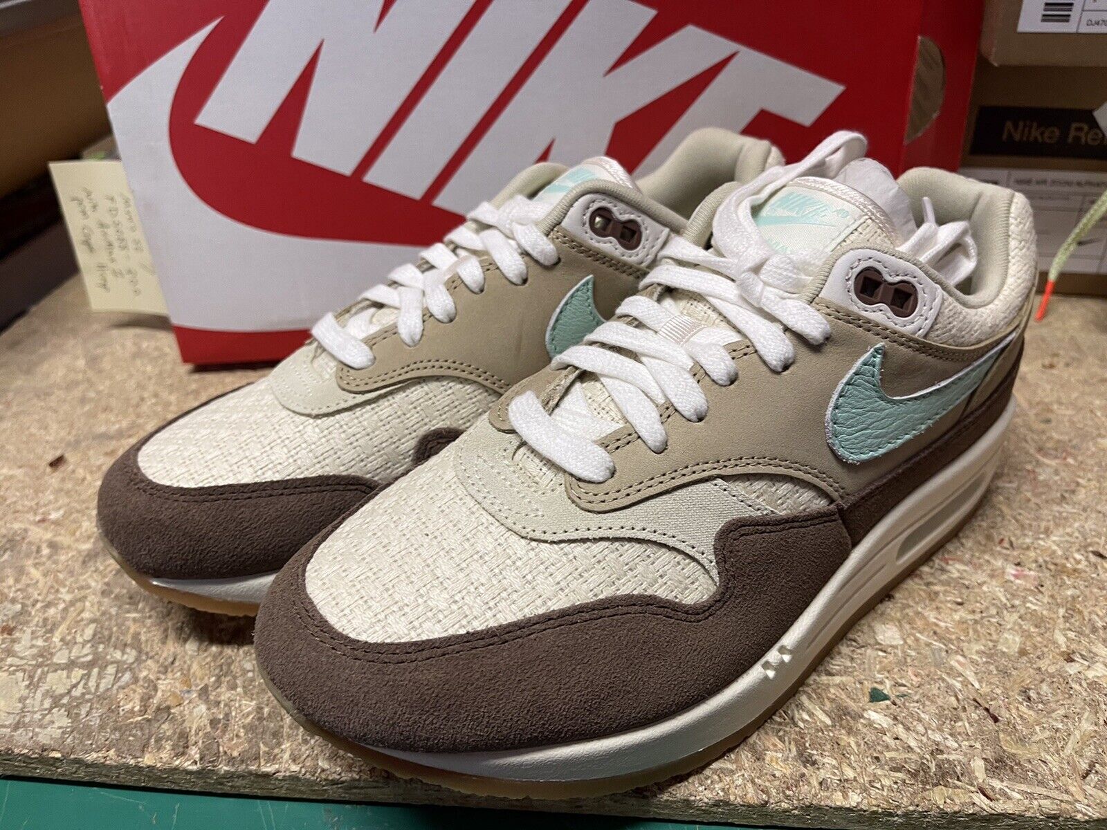 DS MENS NIKE Max 1 Retro Crepe Hemp 2022 FB5088 SZ 7 DEFECT AUTHENTI | eBay