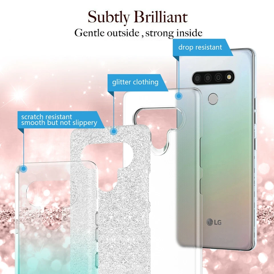 For LG Stylo 6 Slim Shinning Bling Glitter Sparkle Case - Image 2 of 4
