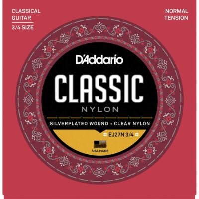 D'ADDARIO EJ27N 3/4 - Saitensatz für Konzertgitarre 3/4