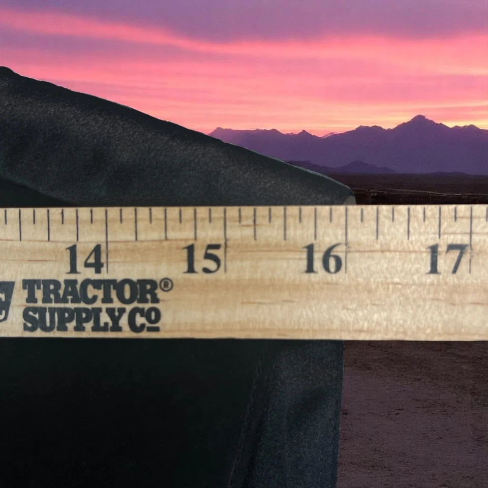 Vtg SCULLY Vest Mens Lg Black Suede Leather Snap Front Western Adjustable Back - Image 2 of 4