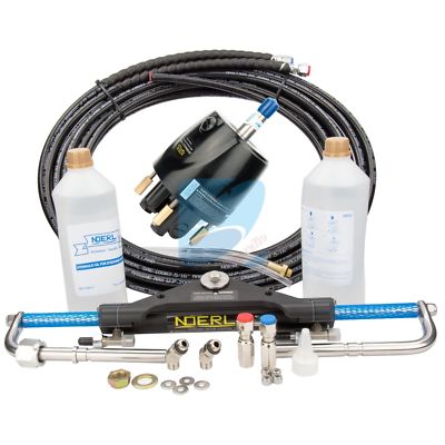 Boat Hydraulic Steering System Kit Marine Outboard Steering Cylinder Helm 150hp Ebay