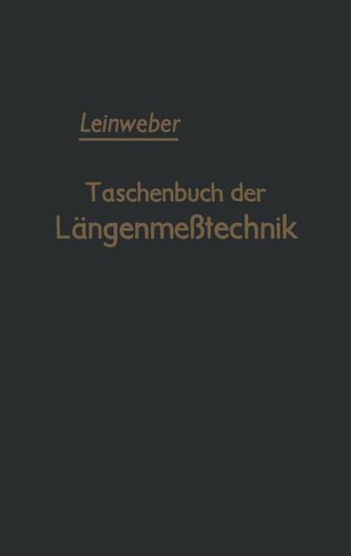 Thumbnail - Taschenbuch Der Längenmeßtechnik Peter Leinweber Taschenbuch Paperback