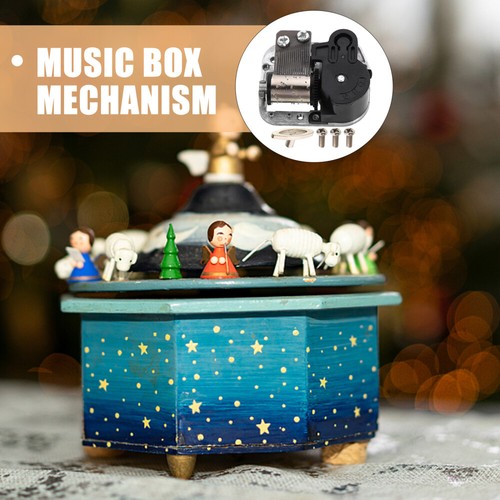 Music Box Movimento Scatole Musicali Parti Meccanismo Carica Orologio - Foto 10 di 12
