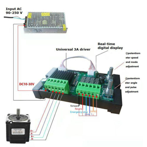 3A 42 57 86 Stepper Motor Controller Driver PWM Pulse Speed Module - Picture 3 of 12