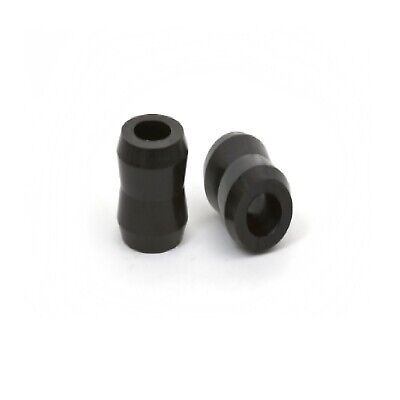 2 Piece Daystar KU08008BK Black 3//4 I.D Hourglass Shock Eye