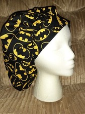 Batman Bouffant Medical Scrub Surgery Hat SIZE MEDIUM