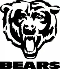 Vinyl Decal Car Truck Sticker Wall NFL Football - Chicago Bears Logo v2