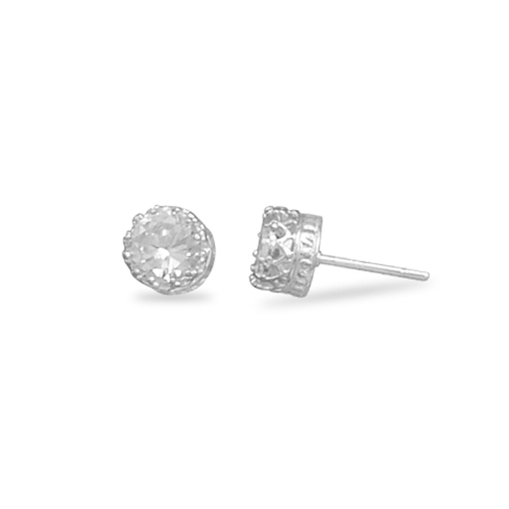 14k Yellow Gold Solid Madi K Youth CZ Sitting Cat Screwback Earrings 14k Yellow Gold Solid Madi K Youth CZ Sitting Cat Screwback Earrings