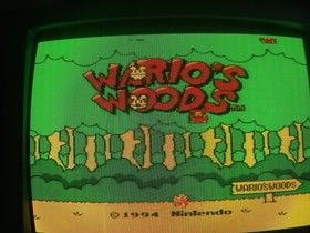 Wario's Woods Nintendo Nes Pal Fah