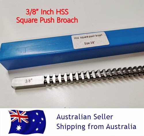 3/8" Square Broach Inch Size High Speed Steel Cutting Tool - Picture 2 of 3