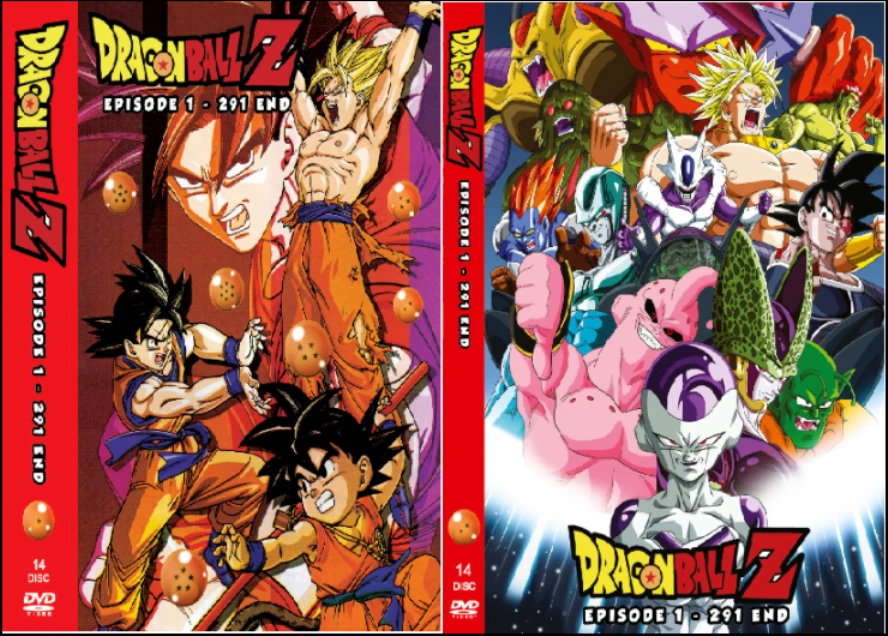 1996 Dragon Ball Z TV Complete Series Box Set DVDs & Blu-ray Discs