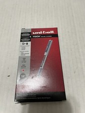 uni-ball Vision Stick Roller Ball Pen Fine 0.7mm Rouge Ink Smooth 12 per box