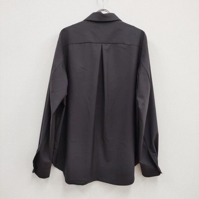 ETHOSENS new regular price 42900 jpy Japanese shirt size 2 black 2-1225M♪