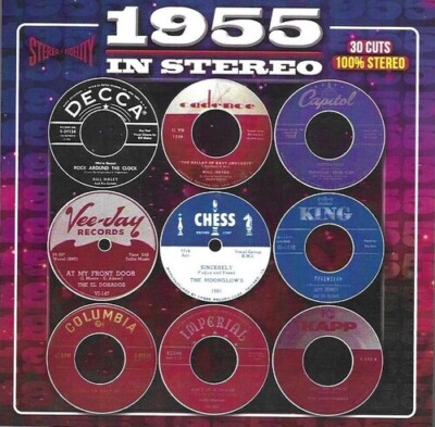 1955 in Stereo-30 Cuts-Haley/Platters/Como/Berry & more by Various (CD, 2022)