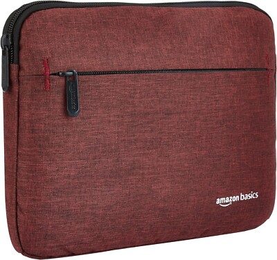 Tablet Hülle mit Frontfach, 25,4 cm, kastanienbraun, Marke AmazonBasics