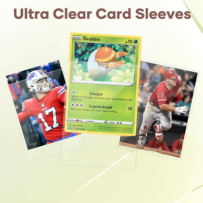 5000 Clear Card Sleeves for Trading Cards, MTG, Baseball, Football, Game Cards | eBay 5000 Clear Card Sleeves for Trading Cards, MTG, Baseball, Football, Game Cards | eBay