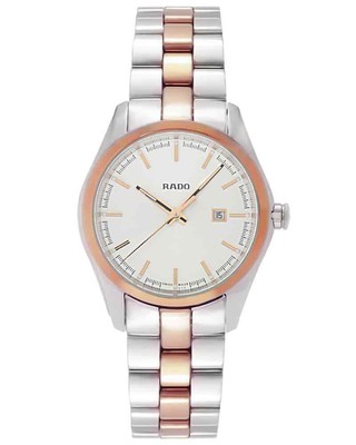 Rado Hyperchrome Stainless Steel And Rose Gold Ceramos Womens Watch R32976102 For Sale Online Ebay