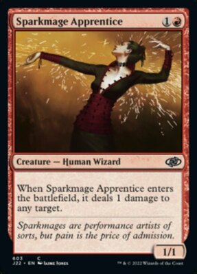 Sparkmage Apprentice Light Play, English Magic the Gathering MTG ...