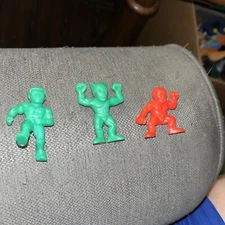 lot of 3 Vending Machine m.u.s.c.l.e Wrestlers?? Loose 2 Inch Figure