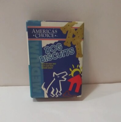 America's Choice A & P Dog Biscuits Box Play Food for Children Pretend Grocery