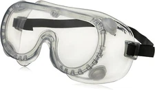 MCR Crews 2230R Safety Goggles Clear Lens Indirect Ventilated Rubber Strap