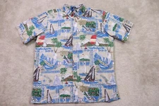 Reyn Spooner Shirt Mens 3XL Transpac Yacht Race Sailing Sail Boat Classic Fit