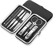 8-Piece Nail Clipper Set Stainless Steel Nail Clippers for Manicures and Unisex