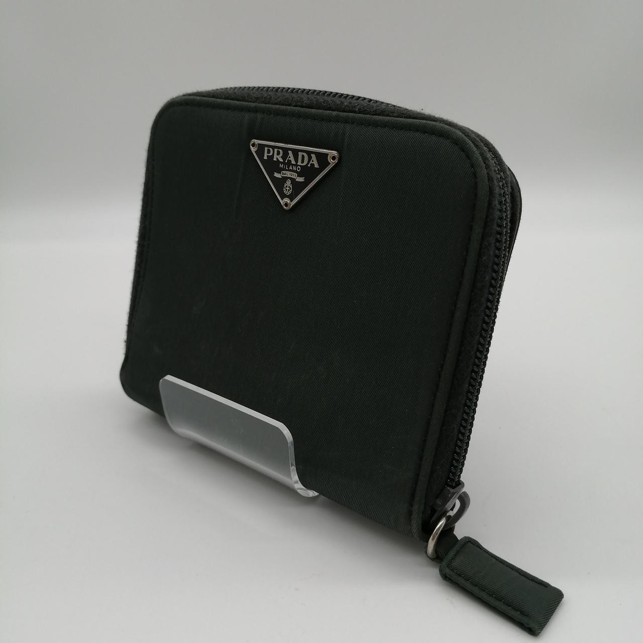 Prada M521 Black Leather Wallet with Card Slots