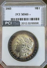 TONER! 1883 P Morgan Silver Dollar ~ GRADED by PCI ~ 90% Silver $1