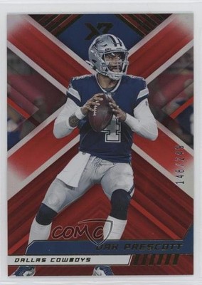 2022 Panini XR Red 148/249 Dak Prescott #98 12w4