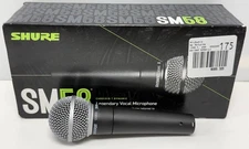 Shure SM58-LC Legendary Cardioid Dynamic Vocal Microphone w/ Box