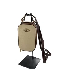 Coach Shoulder Bag/Leather/Brw/Cb853