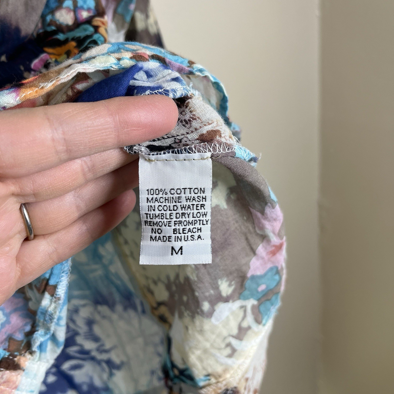 women button down shirt Patchwork Pattern Art To … - image 10