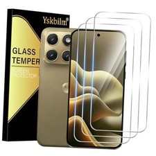  3 Pack For Motorola Edge 2026 Screen Protector,HD-Clear 9H Tempered Glass