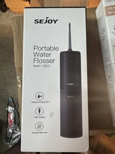 Sejoy Portable Water Flosser, Cordless Teeth Cleaner, 1900 Times/Min Pulse Rate