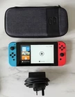 Nintendo Switch Console 32GB Neon Red Blue Joy-Cons w/ Charger & Case