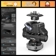 Quick Release Camera Monitor Mount with Cold Shoe - Adjustable, Lightweight, Dur
