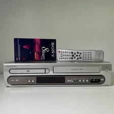 Magnavox MDV530VR DVD VCR Combo Video CD Player with Remote Tape Tested Works